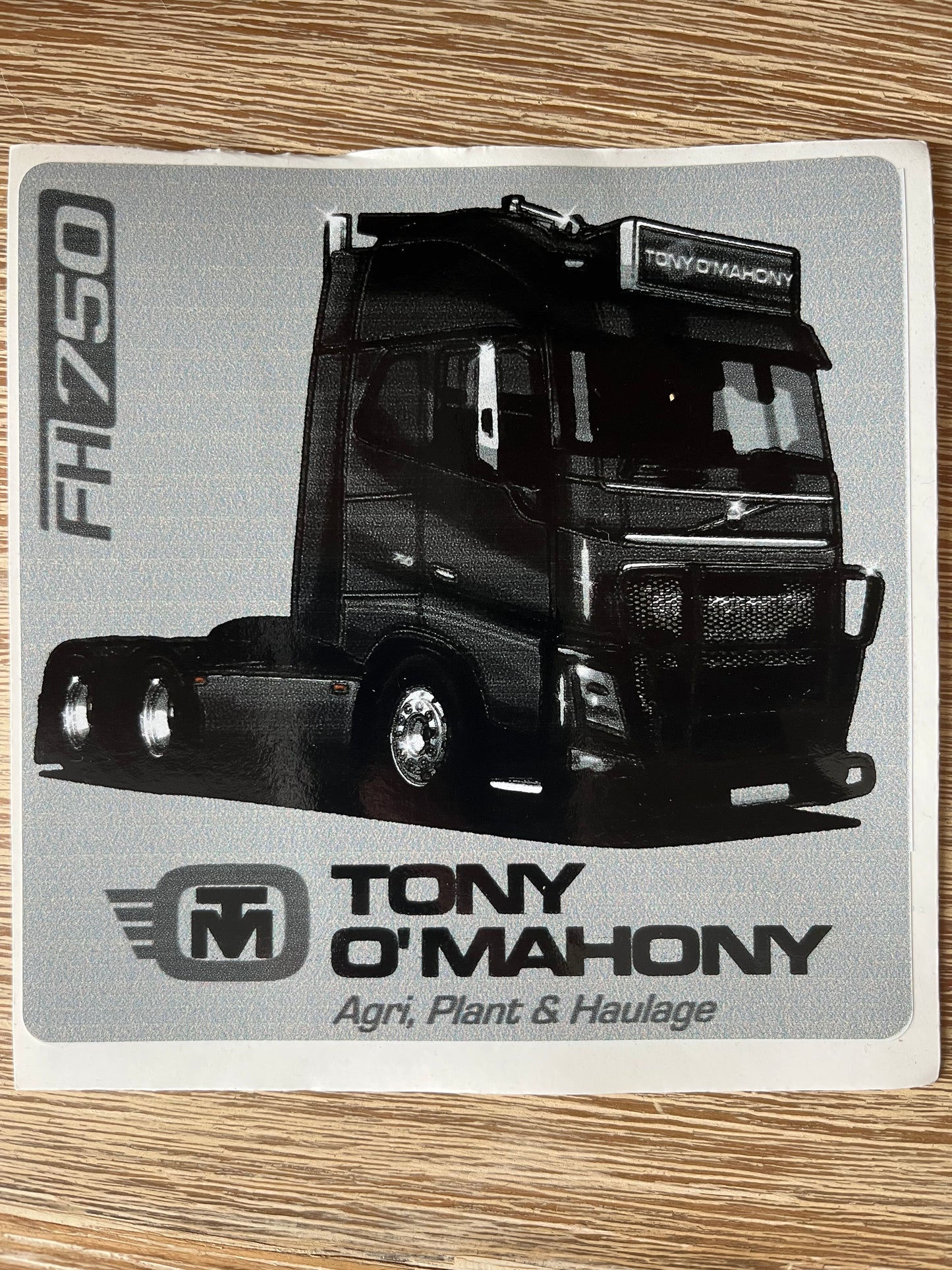 Sticker of Volvo FH750