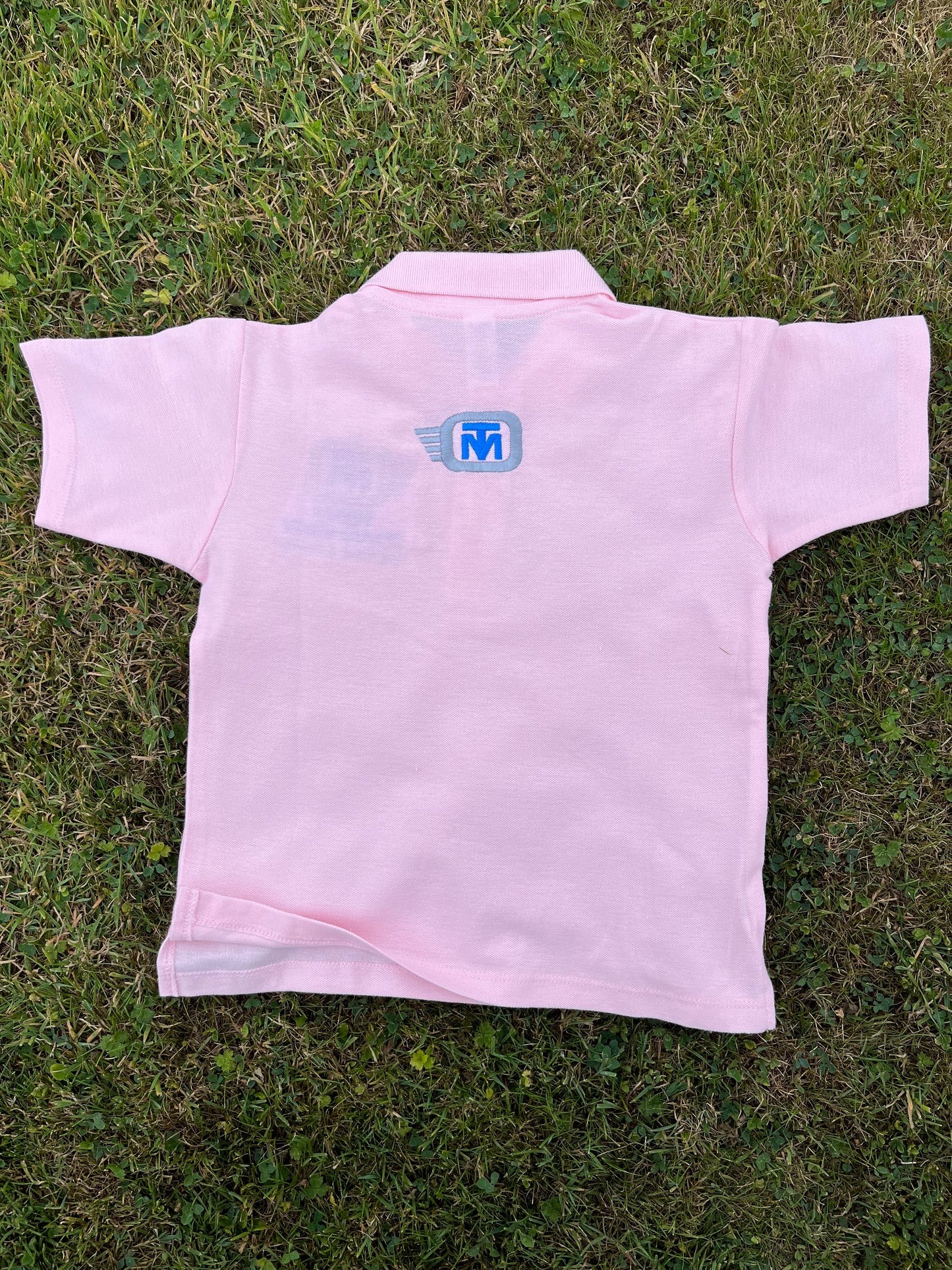 Girls Baby Pink Polo Shirt